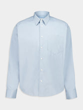 Ami Paris Sky Blue Cotton Boxy Shirt
