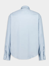 Ami Paris Sky Blue Cotton Boxy Shirt