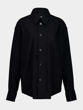Ami Paris Black Ami de Coeur Wool Shirt