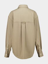 Ami Paris Taupe Ami de Coeur Wool Shirt