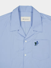 Ami Paris Cashmere Blue Boxy Cotton Shirt