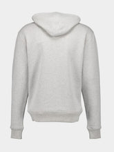 Ami Paris Logo Print Grey Hoodie