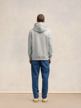 Ami Paris Logo Print Grey Hoodie