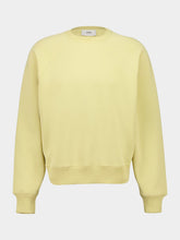 Ami Paris Yellow Petit Ami de Coeur Embossed Sweatshirt
