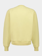 Ami Paris Yellow Petit Ami de Coeur Embossed Sweatshirt
