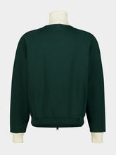 Ami Paris Bottle Green Ami de Coeur Cotton Sweatshirt