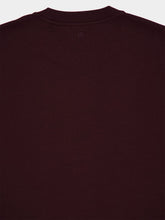 Ami Paris Organic Cotton T-Shirt in Eggplant