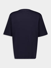 Ami Paris Navy Cotton Patch T-Shirt