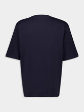 Ami Paris Navy Cotton Patch T-Shirt