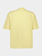 Ami Paris Yellow Cotton T-Shirt Petit Ami de Coeur