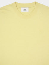 Ami Paris Yellow Cotton T-Shirt Petit Ami de Coeur