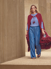 Paula Ella Jersey Round-Neck Striped Long-Sleeve