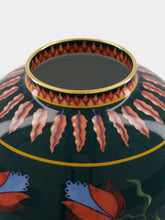 La DoubleJ Bubble Green Handpainted Porcelain Vase