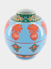 La DoubleJ Bubble Blue Porcelain Vase