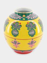 La DoubleJ Bubble Yellow Porcelain Vase