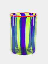 La DoubleJ Murano Glass Blue Torretta Vase