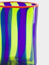 La DoubleJ Murano Glass Blue Torretta Vase