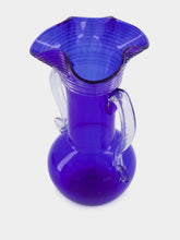 Gordiola Ibis Blue Glass Vase