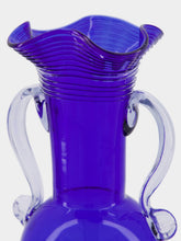Gordiola Ibis Blue Glass Vase