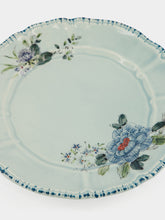 Paravicini Veranda Camelia Celeste Ceramic Dinner Plate