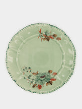 Paravicini Veranda Camelia Celadon Ceramic Dinner Plate