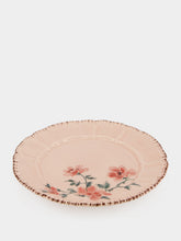 Paravicini Veranda Peach Rose Ceramic Dinner Plate