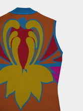 Paula Vitoria Caramel Café Jacquard Dress with Fringes