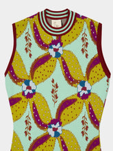 Paula Vitória Aquageo Jacquard Dress with Fringes