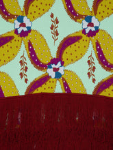 Paula Vitória Aquageo Jacquard Dress with Fringes