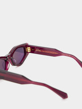 Valentino Garavani V-Tre Purple Sunglasses