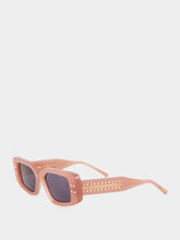 Valentino Garavani V-Cinque Pink Sunglasses