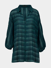 ViX Green Jenna Shirt Cover Up