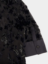 Casablanca Black Embroidered High-Neck Maxi Dress