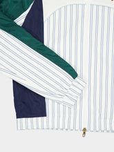 Casablanca Light Blue and Navy Pinstripe Track Jacket