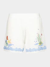 Casablanca Oasis Crochet Beach Shorts