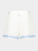 Casablanca Oasis Crochet Beach Shorts