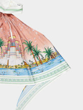 Casablanca Ethereal Silk Scarf Top