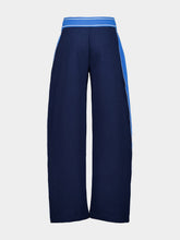 Casablanca Navy Low-Rise Cotton Joggers