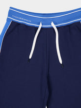 Casablanca Navy Low-Rise Cotton Joggers