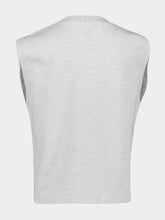 Casablanca Grey Sleeveless Airbrush Mushroom Cotton T-Shirt