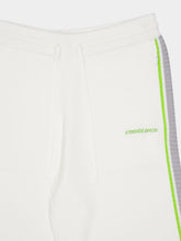 Casablanca White Tennis Club Trousers with Neon Trim