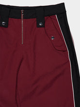 Casablanca Burgundy Nylon Monogram Raver Trousers