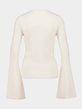 Ivory Mason Long-Sleeve Crewneck Top