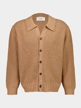 Commas Hazelnut Textured Knit Cardigan