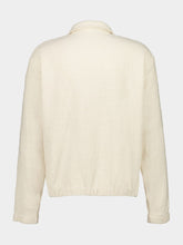Commas Cream Textured Cotton Pullover