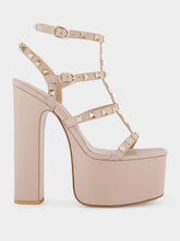 Valentino Garavani Poudre Rockstud Platform Sandals