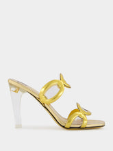 Valentino Garavani Gold-Tone Chain-Link Heels