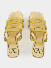 Valentino Garavani Gold-Tone Chain-Link Heels