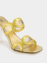 Valentino Garavani Gold-Tone Chain-Link Heels
