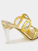 Valentino Garavani Gold-Tone Chain-Link Heels